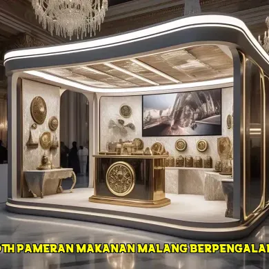 booth pameran makanan malang berpengalaman